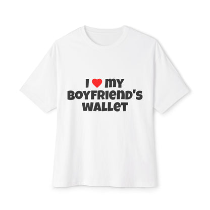 Black/White I Love My Boyfriend's Wallet